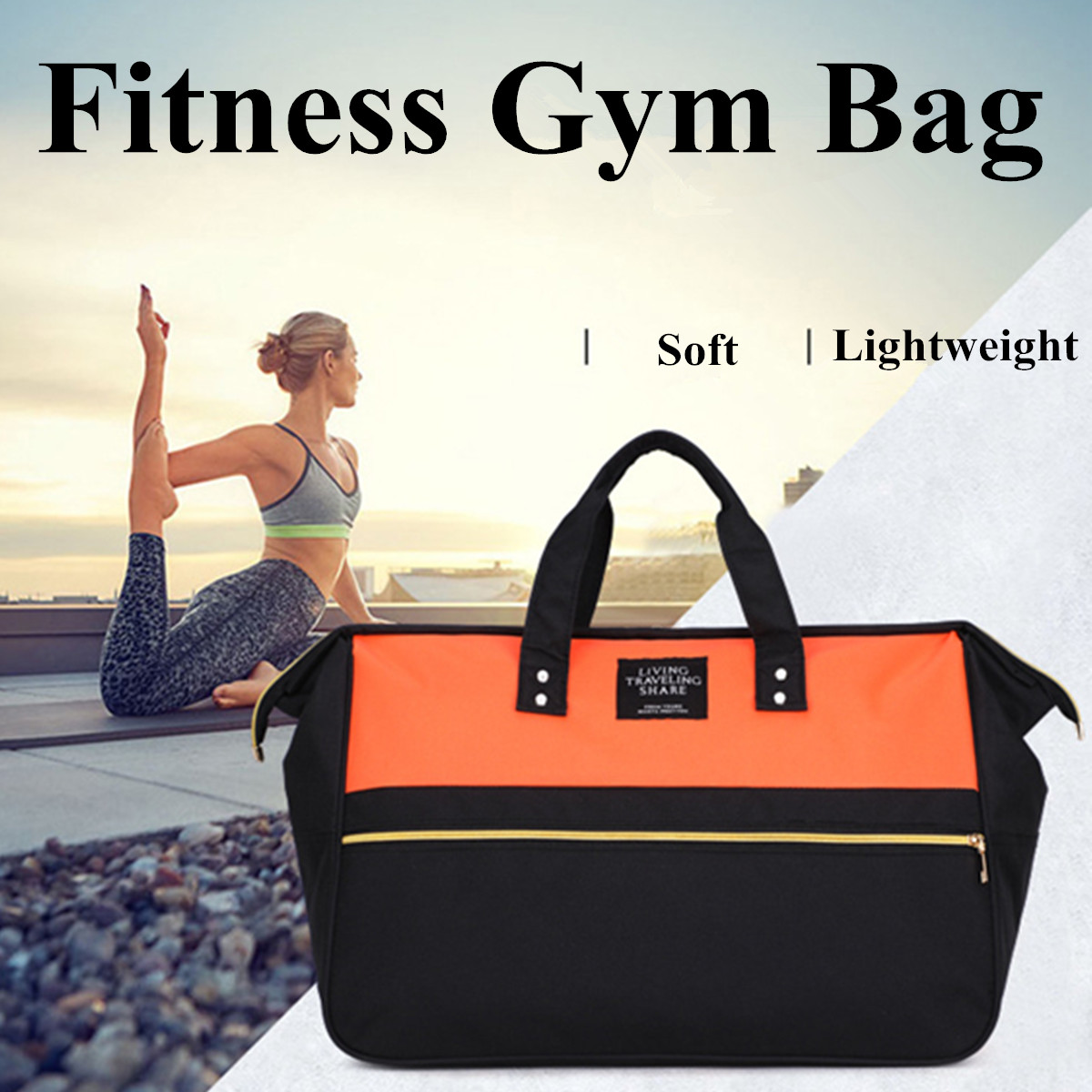 Oxford-Cloth-Waterproof-Shoulder-Crossbody-Bag-Fitness-Yoga-Bag-Luggage-Handbag-1622743-1