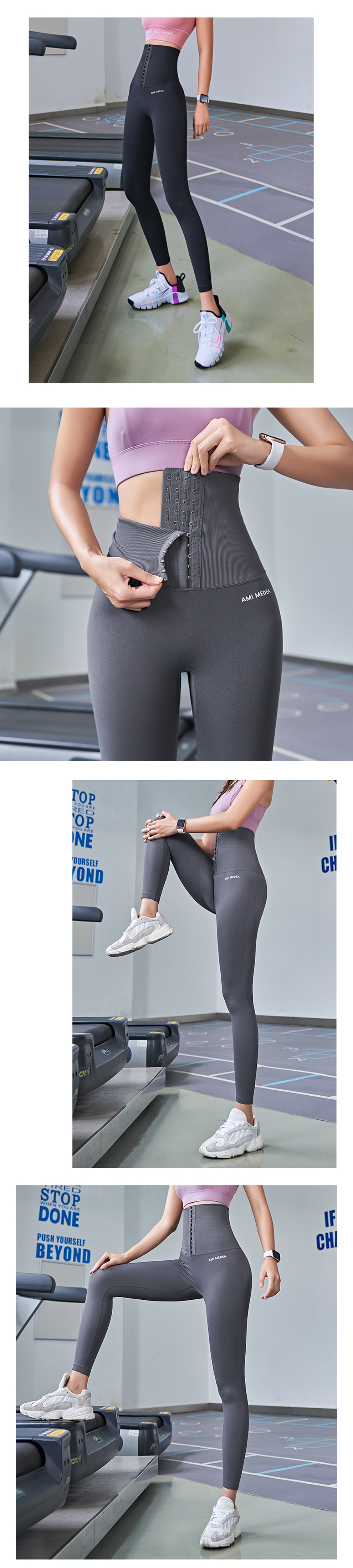 TENGOO-Fitness-Women-Corset-Hip-Lift-Postpartum-High-Waist-Tights-Yoga-Pants-Waisted-Workout-Legging-1819933-4