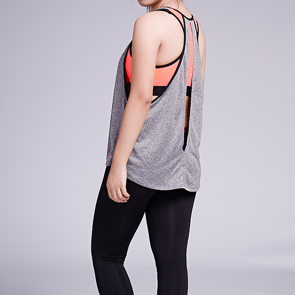 Women-Sport-Two-Pieces-Sleeveless-Vest-Wirelss-Shockproof-Bra-Quick-Dry-High-Elastic-Fitness-Vest-1070564-3