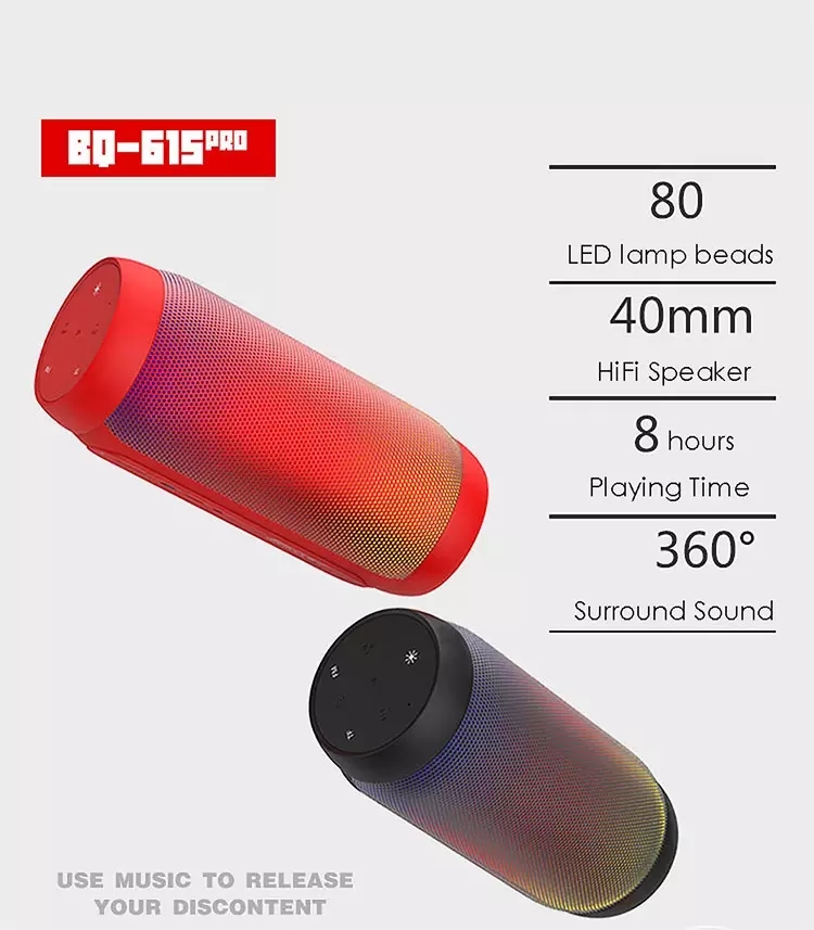 Bakeey-BQ615PRO-Speaker-LED-Colourful-Light-Speakers-Cycling-Travel-Camging-Outdoor-Support-TF-Card--1808219-2