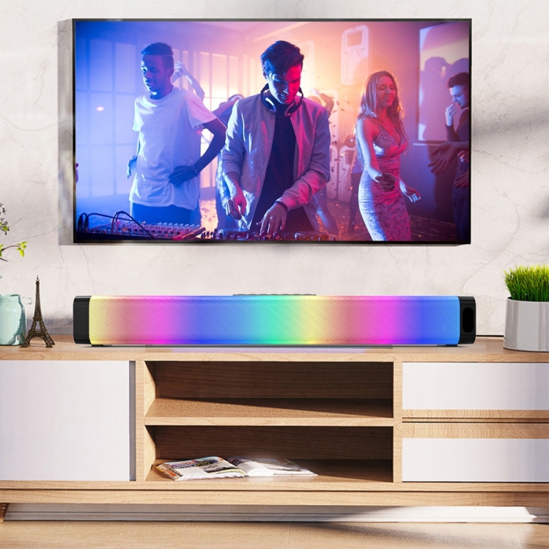 Bakeey-LP-18-20W-bluetooth-Speaker-Soundbar-Stereo-Home-Theater-Soundbar-Rectangle-RGB-Colorful-blue-1882369-6