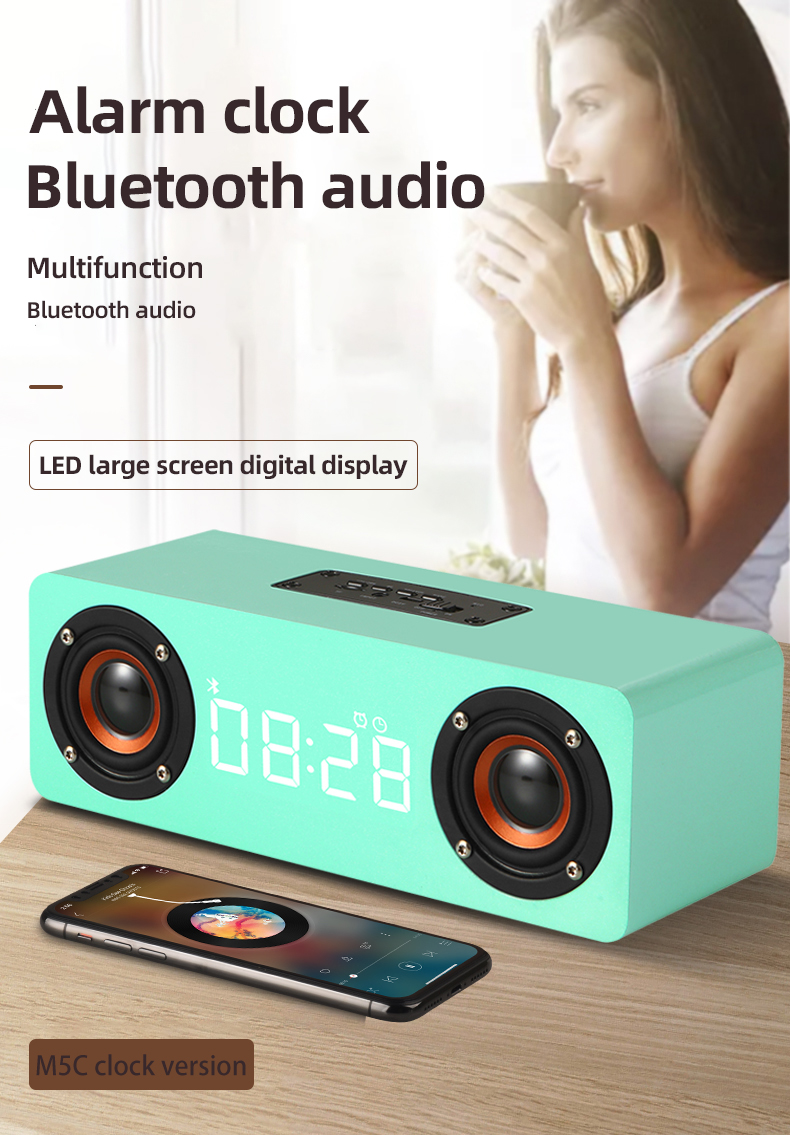 Bakeey-M5C-bluetooth-Speaker-Alarm-Clock-LED-Screen-Display-Voice-Call-Wooden-Box-High-Quality-Music-1840829-1