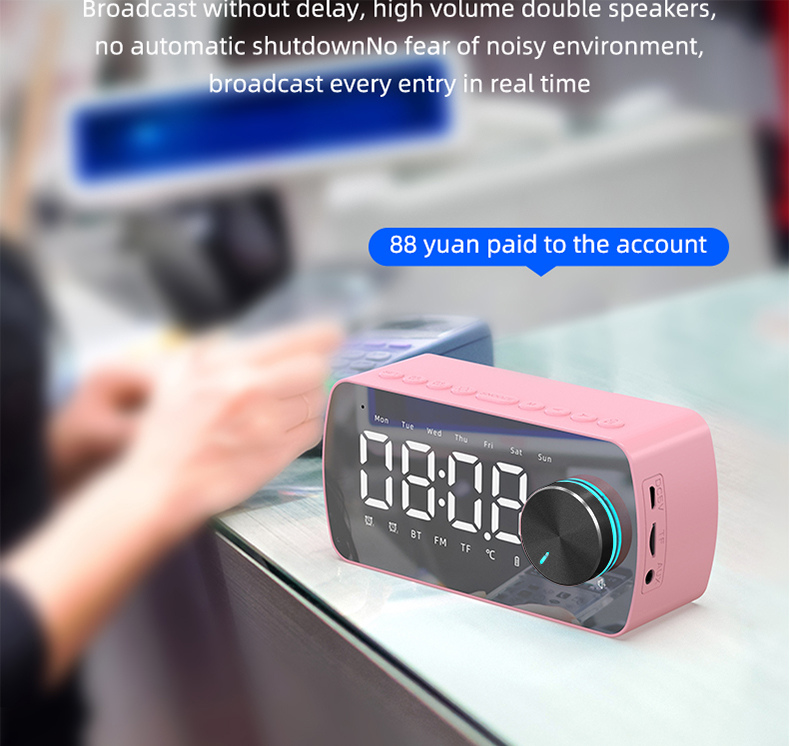 Bakeey-P2-Wireless-bluetooth-Speaker-Double-Alarm-Clock-FM-Radio-Mirror-LED-Display-HiFi-Music-Colum-1878267-13