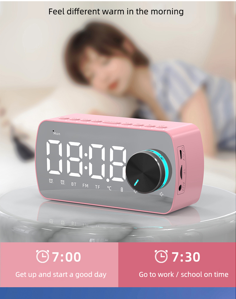 Bakeey-P2-Wireless-bluetooth-Speaker-Double-Alarm-Clock-FM-Radio-Mirror-LED-Display-HiFi-Music-Colum-1878267-5