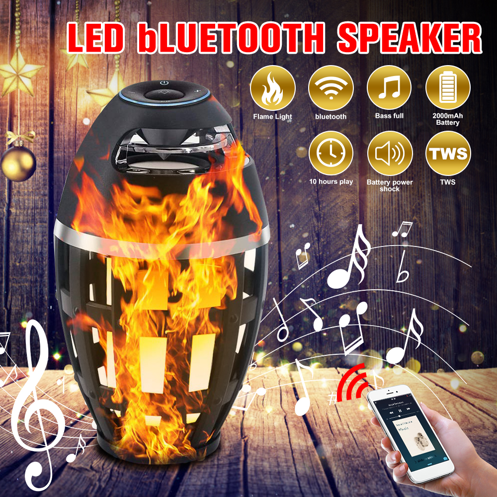 LED-Flame-Atmosphere-Speaker-Lamp-Wireless-bluetooth-Speaker-2000mAh-IP65-Waterproof-Speaker-1604045-1