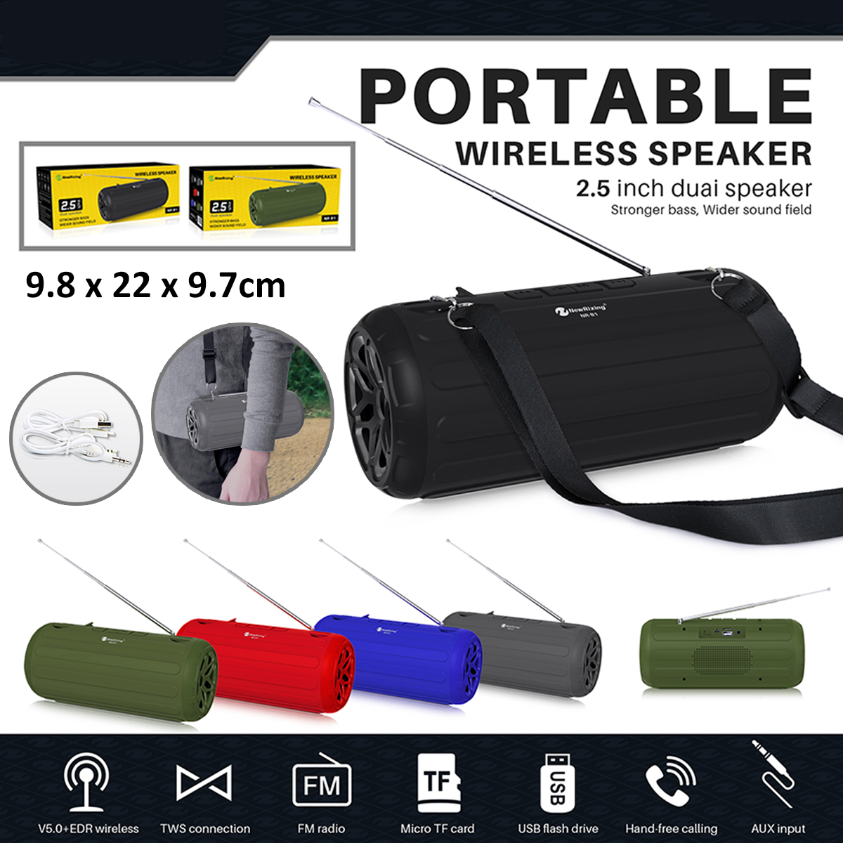 New-Rixing-NRB1-10W-Wireless-bluetooth-50-Speaker-FM-Radio-Dual-Passive-Diaphragm-TWS-NFC-Bass-Stere-1703128-1